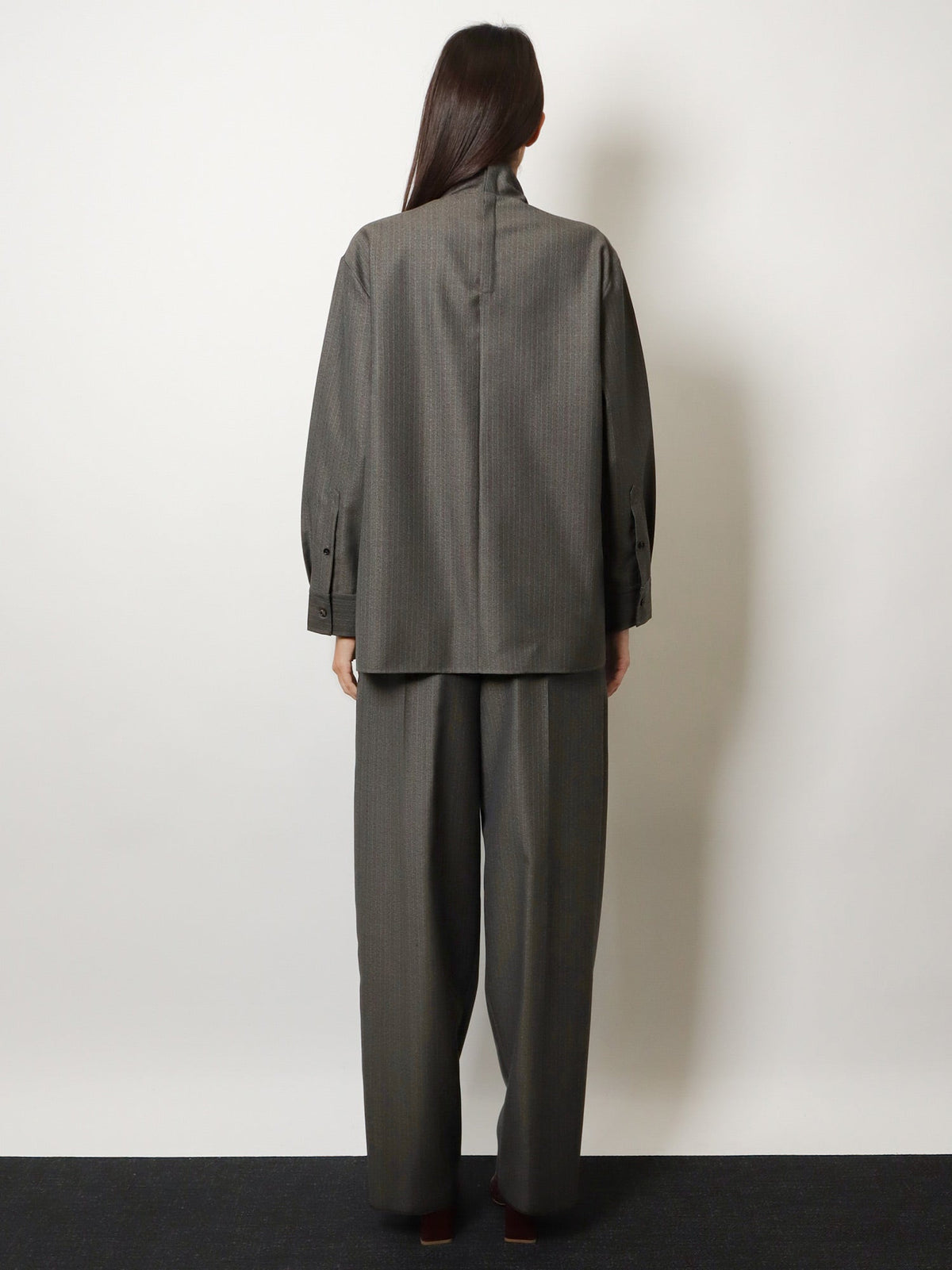 Bottega Veneta Wool and mohair shirt - Desert/Grey Melange
