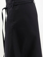 Bottega Veneta Compact cotton canvas skirt - Double Black