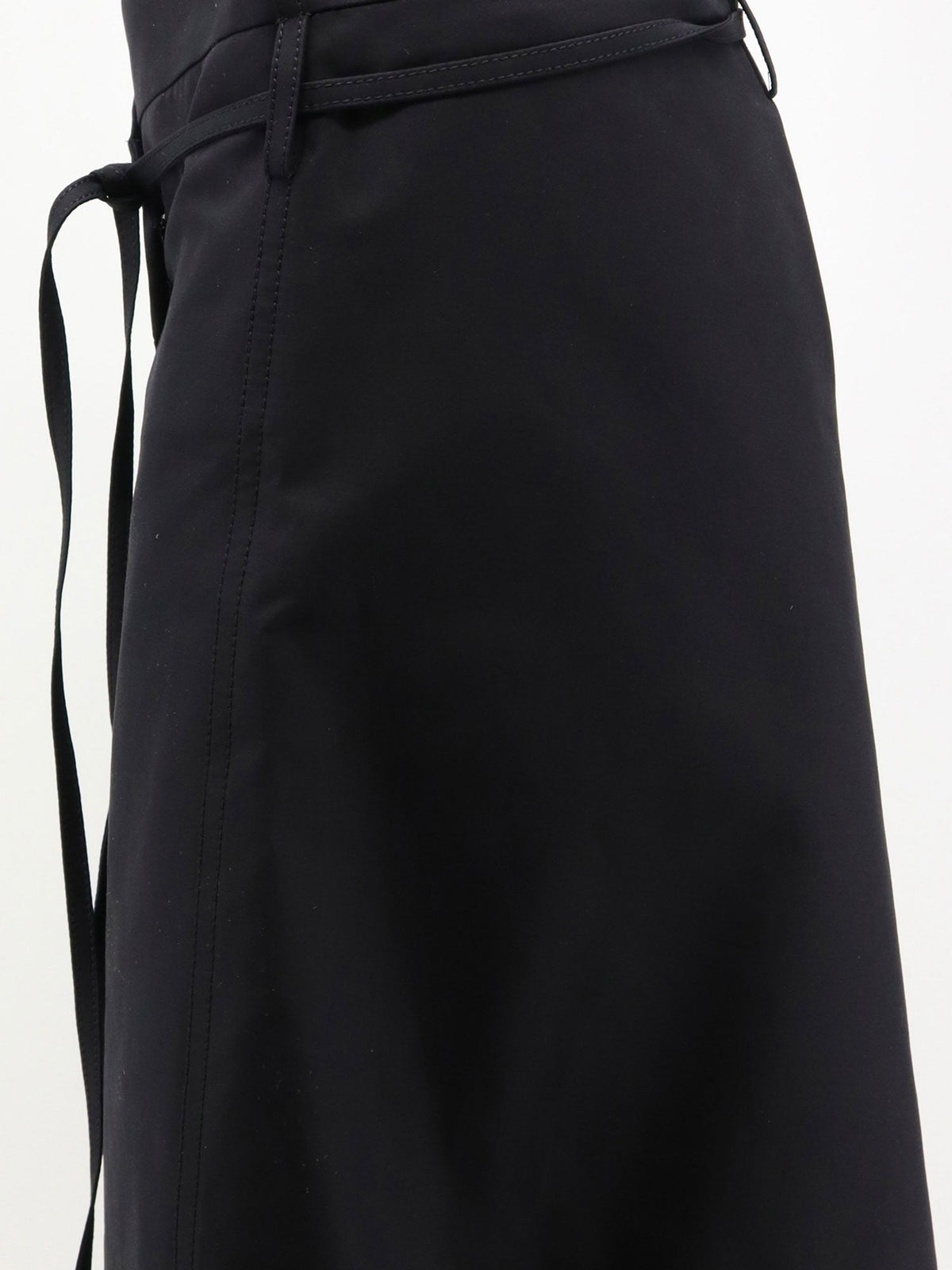 Bottega Veneta Compact cotton canvas skirt - Double Black