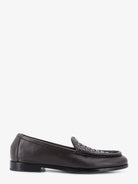 Bottega Veneta Silenzio leather loafers with Intrecciato motif - Espresso