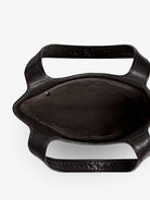 Bottega Veneta Veneto leather shoulder bag with Intrecciato motif - Espresso-Silver