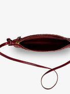 Bottega Veneta Piccolo Intrecciato Clutch with shoulder strap - Lava Red-Brass V