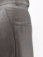 Bottega Veneta Wool and mohair trousers - Desert/Grey Melange
