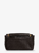 Bottega Veneta Madison leather crossbody bag with Intrecciato motif - Espresso