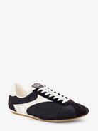 Bottega Veneta Shot leather and nylon sneakers - Blackalabaster