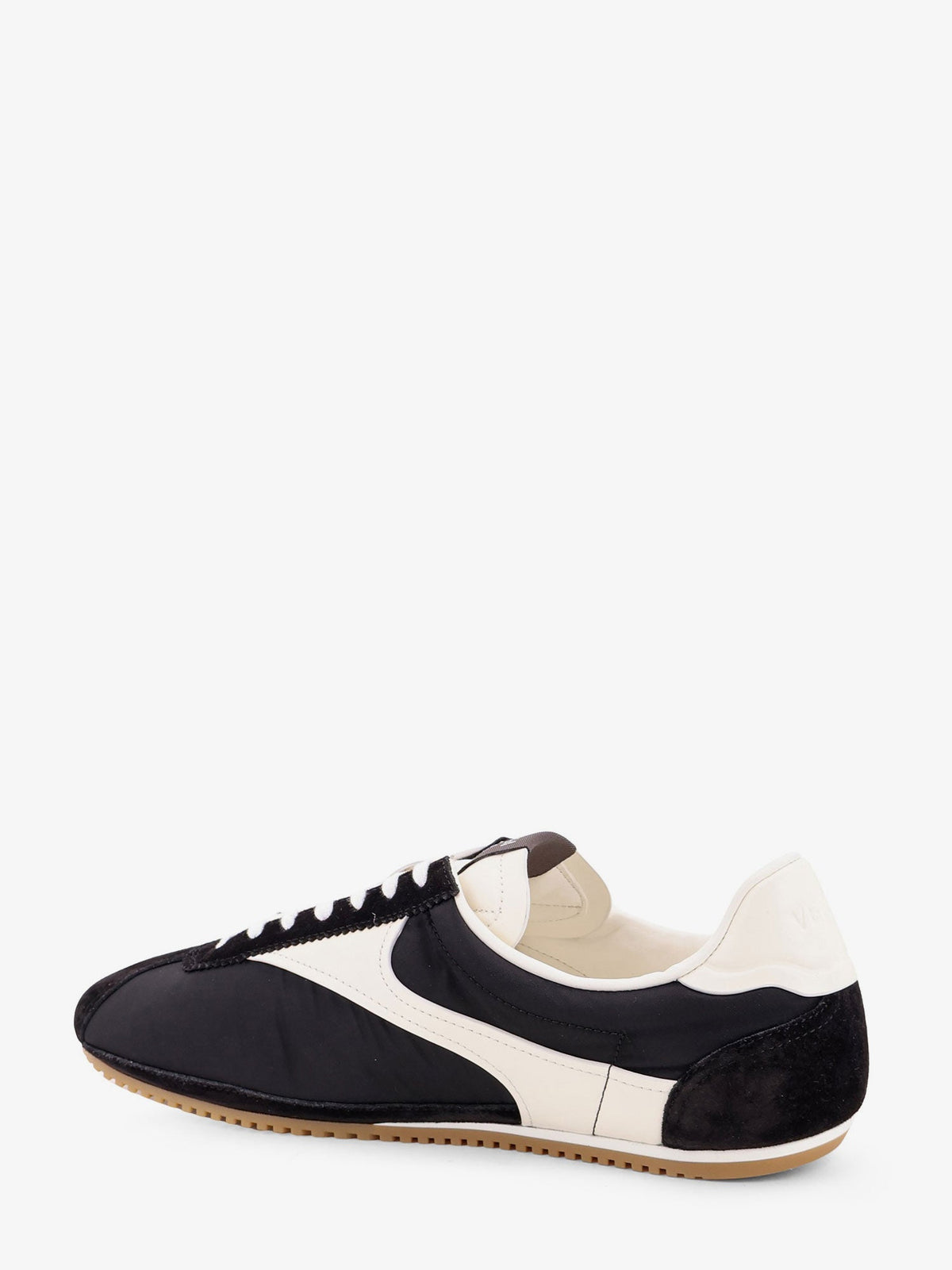 Bottega Veneta Shot leather and nylon sneakers - Blackalabaster