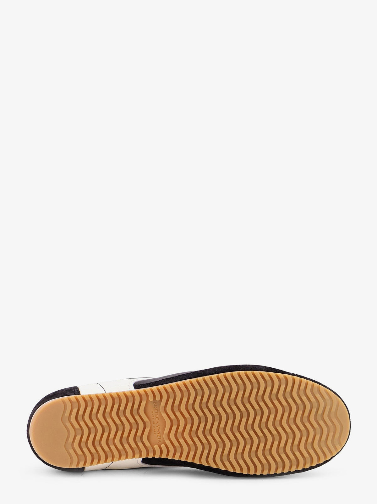 Bottega Veneta Shot leather and nylon sneakers - Blackalabaster