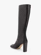Bottega Veneta Cherry Boots with braided pattern - Black
