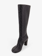 Bottega Veneta Cherry Boots with braided pattern - Black
