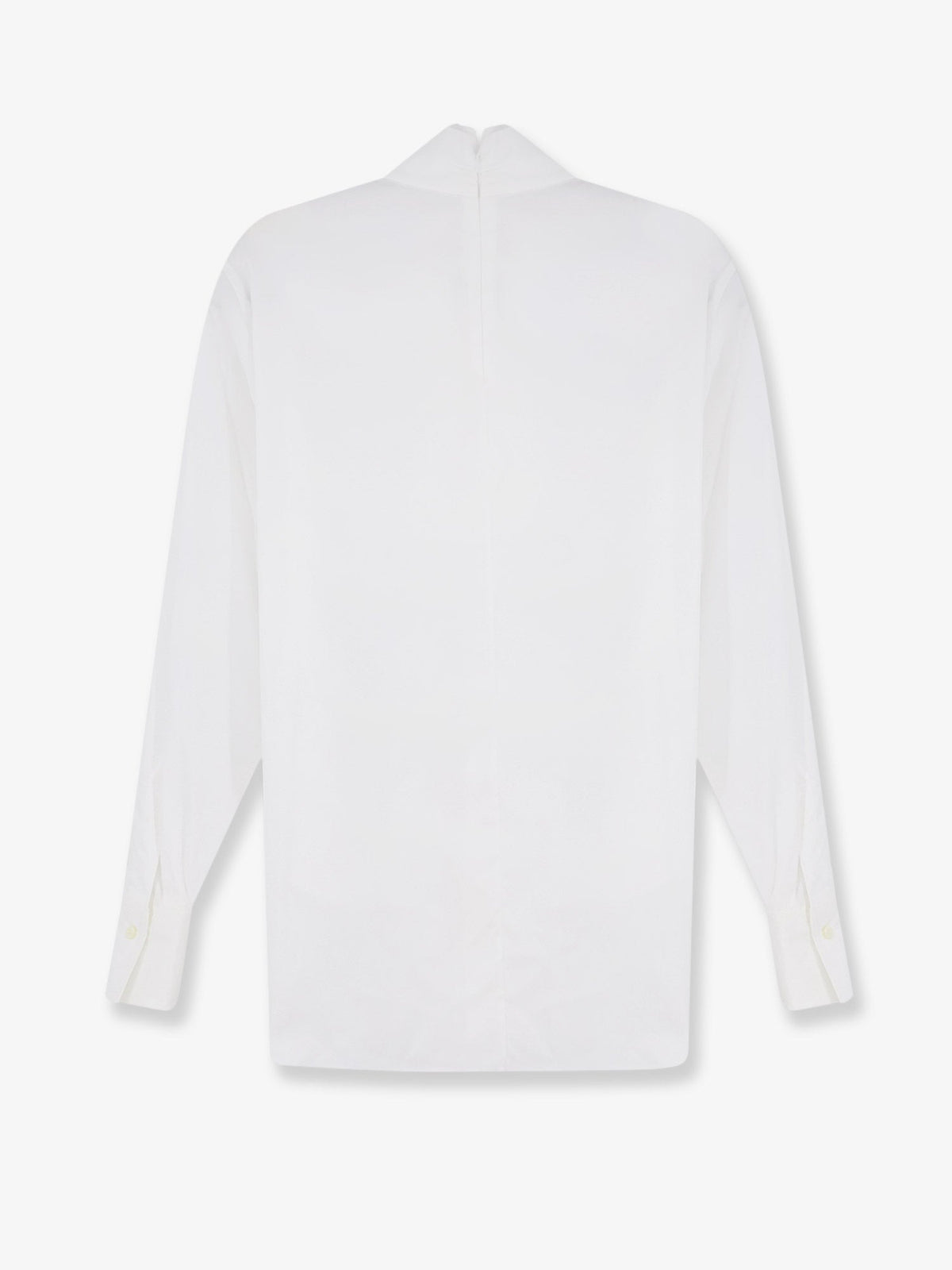 Brunello Cucinelli Cotton blend shirt with Monili detail - Bianco