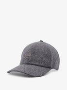Brunello Cucinelli Virgin Wool Baseball Hat - Grigiomediobrown
