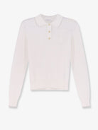Brunello Cucinelli Cotton polo shirt with embroidered logo on the front - Platino