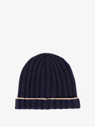 Brunello Cucinelli Beanie cashmere hat - Navycamel
