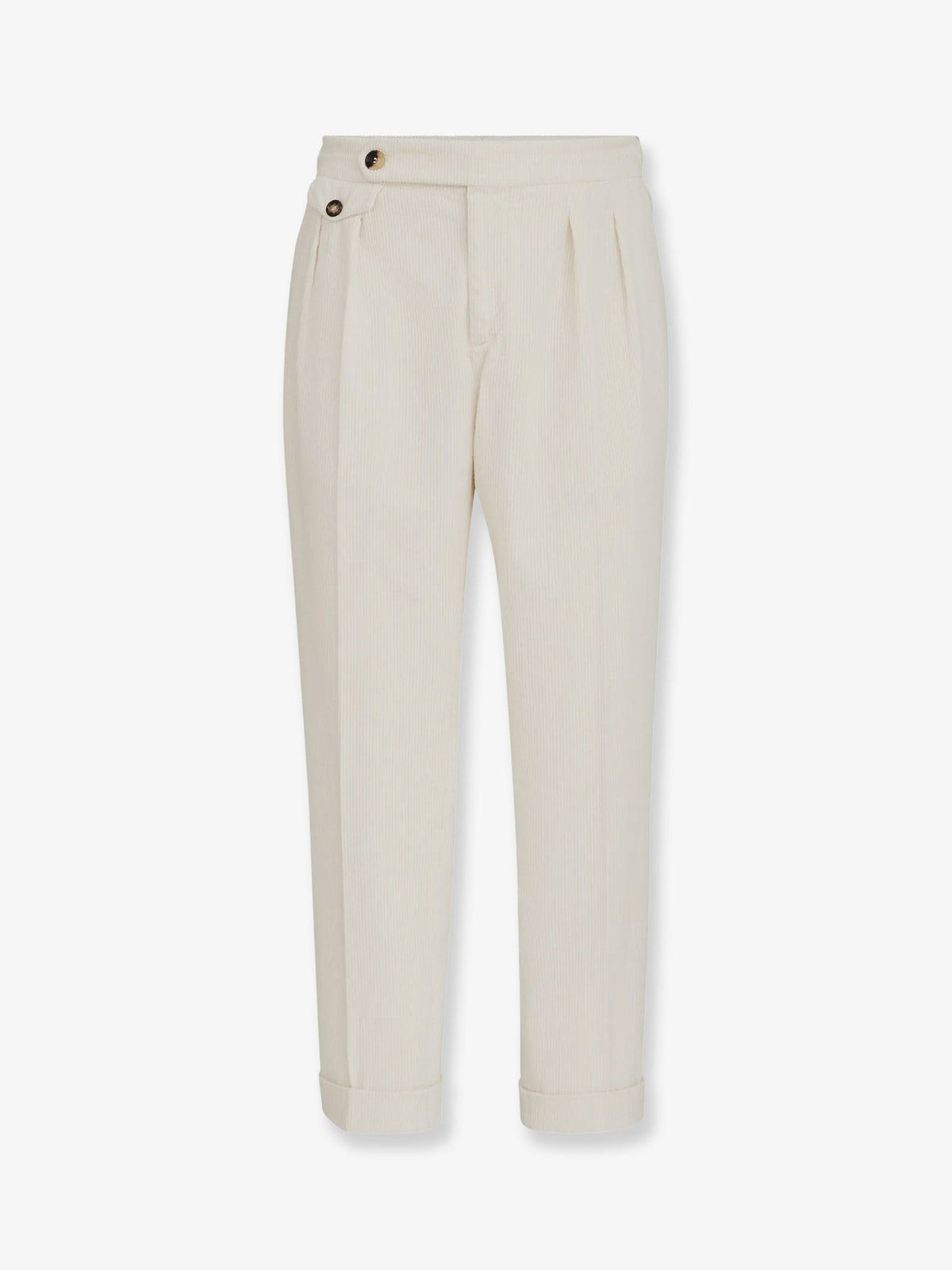 Brunello Cucinelli Corduroy trousers - English White