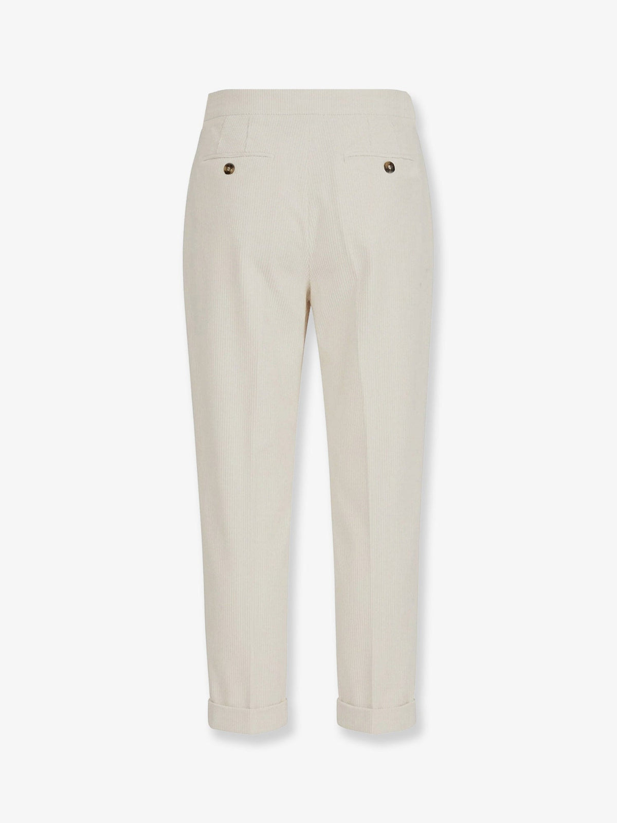 Brunello Cucinelli Corduroy trousers - English White