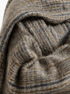 Brunello Cucinelli Mohair, polyamide and wool blend cardigan with an integrated scarf - Grigiochiaro
