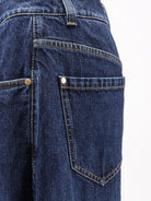 Brunello Cucinelli The Wide Barrel -Full Lenght Jeans - Essential Dark Blue Denim