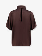 Brunello Cucinelli Silk top - Espresso