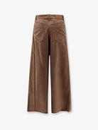Brunello Cucinelli Maxi corduroy trousers - Chocolate