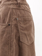 Brunello Cucinelli Maxi corduroy trousers - Chocolate