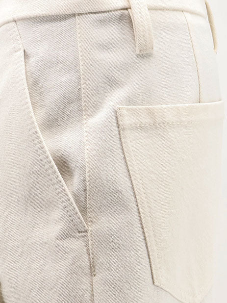 Brunello Cucinelli Baggy Wrinkled wool and cotton trousers - Panama