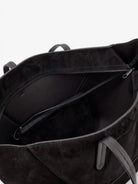 Brunello Cucinelli BC Duo suede shoulder bag with engraved logo - Pepe