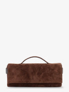 Brunello Cucinelli Essence suede handbag - Espresso