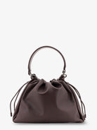 Brunello Cucinelli Leather handbag with Monile detail - Testamoro
