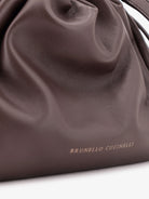 Brunello Cucinelli Leather handbag with Monile detail - Testamoro
