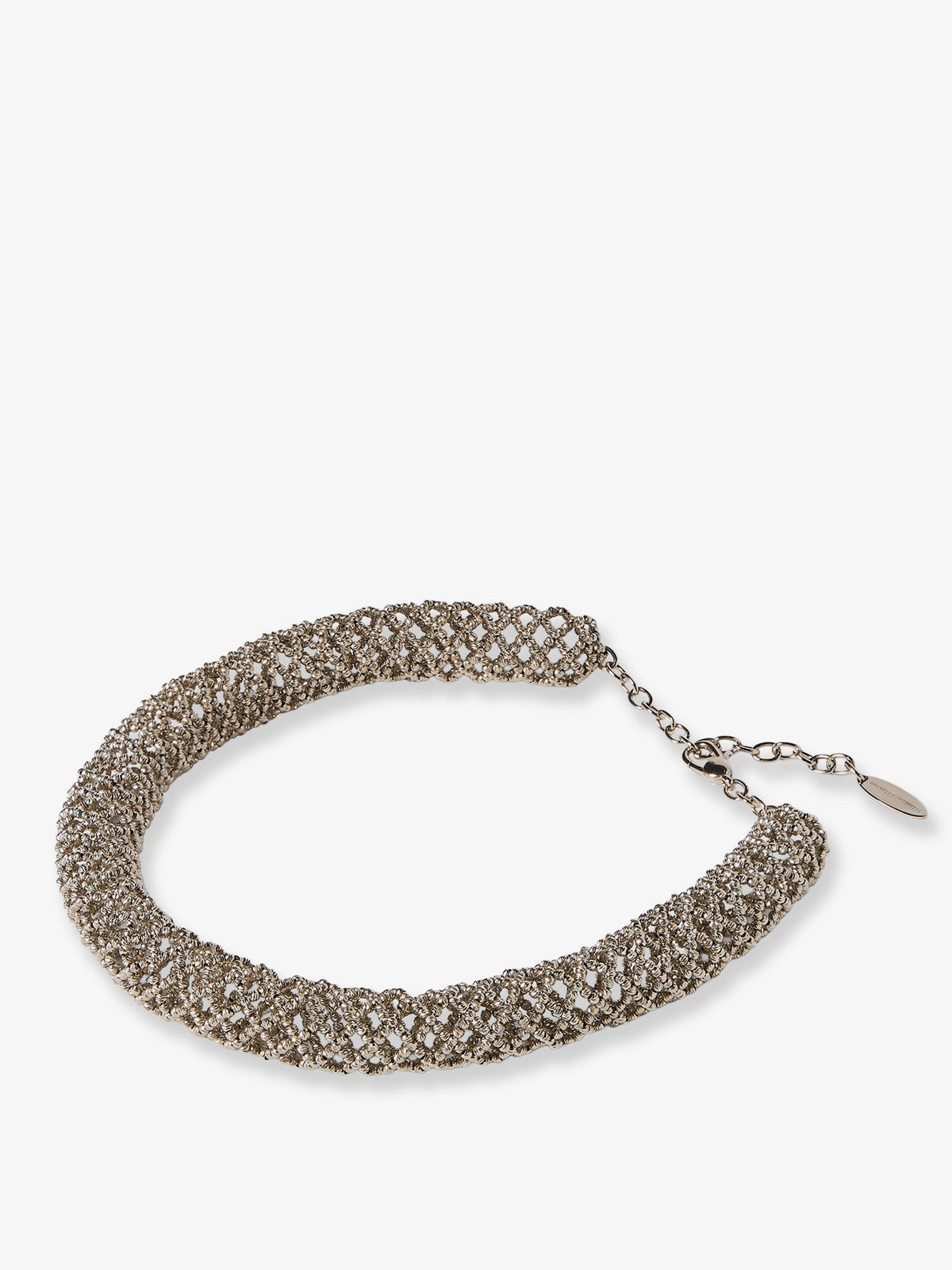 Brunello Cucinelli Collana in argento sterling 925 - Fume'
