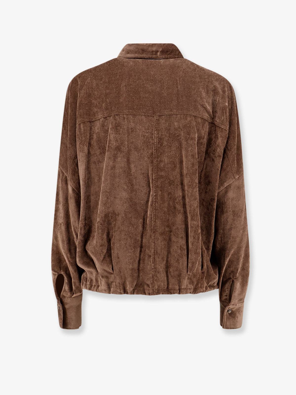 Brunello Cucinelli Corduroy shirt - Sigaro