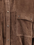 Brunello Cucinelli Corduroy shirt - Sigaro