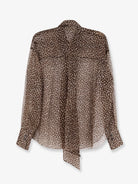 Brunello Cucinelli Sheer silk shirt - Chocolate