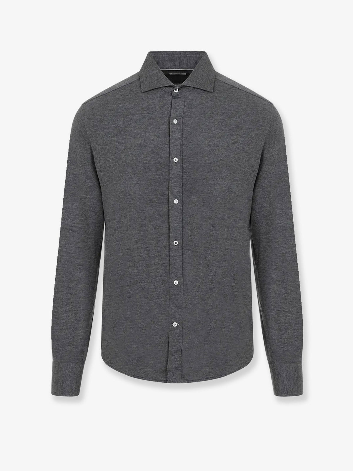 Brunello Cucinelli Silk and cotton blend shirt - Grigioscuro