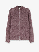 Brunello Cucinelli Blend virgin wool silk and cashmere cardigan - Borgogna