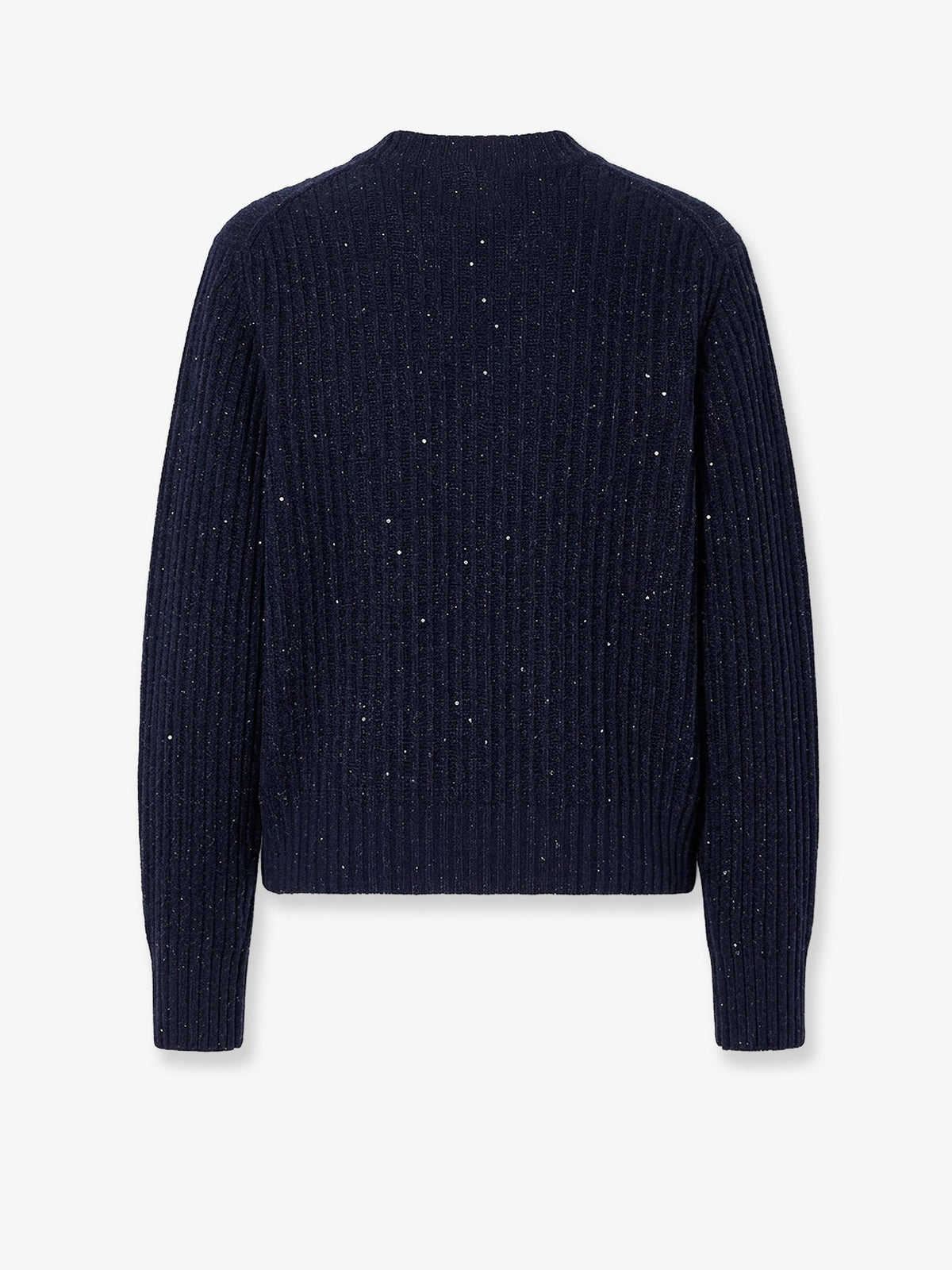 Brunello Cucinelli Mohair blend sweater with sequins - Blu Freddo