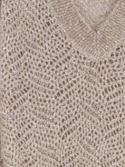Brunello Cucinelli Mohair blend sweater with Dazzling pattern - Browncaldo