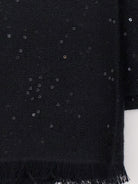 Brunello Cucinelli Cashmere and silk scarf - Nero