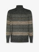 Brunello Cucinelli Alpaca, cashmere, and wool blend cardigan - Carbone