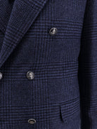 Brunello Cucinelli Wool and cashmere blend suit with Prince of Wales pattern - Blu