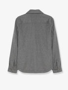 Brunello Cucinelli Outerwear lightweight virgin wool cloth shirt - Grigio