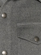 Brunello Cucinelli Outerwear lightweight virgin wool cloth shirt - Grigio