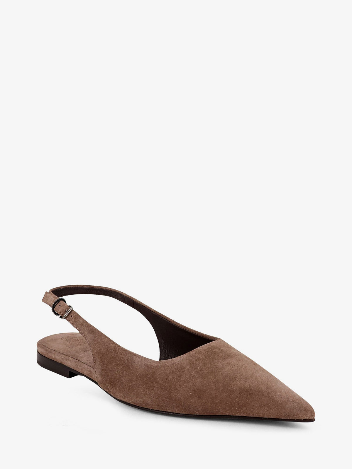 Brunello Cucinelli Suede ballerinas with side Monili detail - Shore
