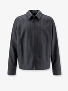 Burberry Bloomsbury wool jacket - Iron Grey Stripe