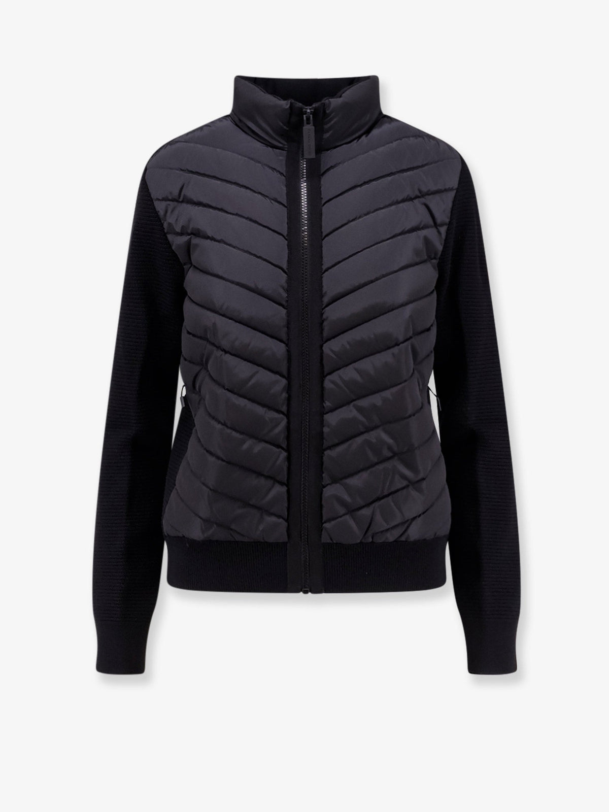 Canada Goose Hybridge wool jacket with nylon inserts - Black
