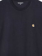 Carhartt WIP Chase cotton t-shirt - Darknavygold