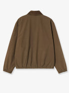 Carhartt WIP Madison Ripstop cotton jacket with embroidered logo on the front - Darkbeechblack