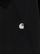 Carhartt WIP Madison Ripstop cotton jacket with embroidered logo on the front - Blackwax