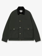 Carhartt WIP Quentin nylon jacket with embroidered logo on the front - Ravenblack