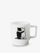Carhartt WIP Hugging Cats Glass Mug - White